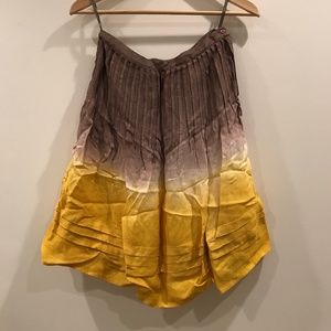 French Connection Ombre Pleated Skirt